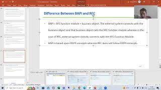40  Cross Applications  RFC  Comparison with BAPI and PreRequisites [upl. by Wiener]
