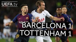 BARCELONA 11 TOTTENHAM UCL HIGHLIGHTS [upl. by Eremehc]