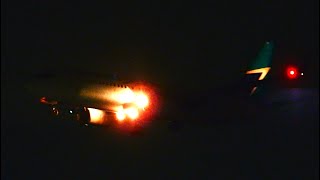 Awesome NIGHTTIME Plane Spotting at YYC [upl. by Eiramit]