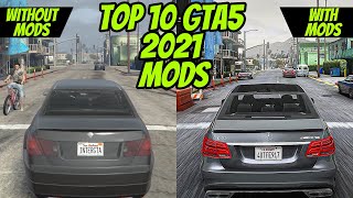 Top 10 Best Car Mods to Drive in GTA 5 2022 [upl. by Ahsinot]