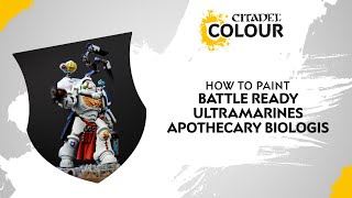 How to Paint Battle Ready Ultramarines Apothecary Biologis [upl. by Arym]