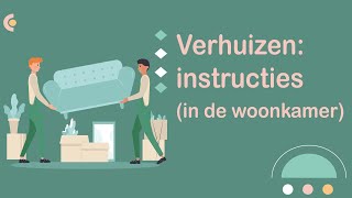 Instructies geven bij een verhuis woonkamer NT2 Waystage NT2 12 A2 [upl. by Suirrad]