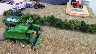 Tyler Hamiltons Farm Display at the 2017 St Louis Farm Toy Show [upl. by Repotsirhc]