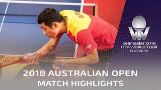 Tomokazu Harimoto vs Xu Xin  2018 Australian Open Highlights 12 [upl. by Bron538]