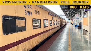 Empty 3AC coach  Yesvantpur Pandharpur Express Full Journey [upl. by Acirrehs]