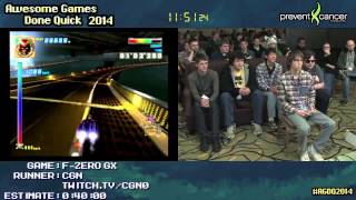 FZero GX  SPEED RUN 02530 Very Hard by CGN AGDQ 2014 [upl. by Bernie]