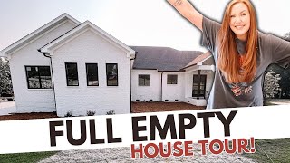 EMPTY HOUSE TOUR  Custom Home Build  New Constriction Home Build [upl. by Emmerie]