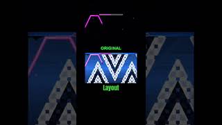 Jawbreaker original vs layout geometry dash [upl. by Semela199]