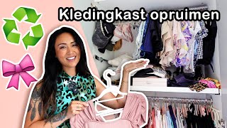 Kledingkast OPRUIMEN amp ORGANISEREN ♻️ met een handige opruim tip 😍 ShelingCynthia [upl. by Bravin]