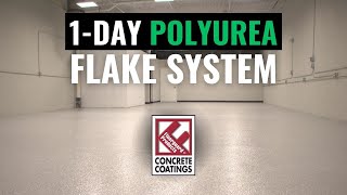 🌱1DAY EGREEN Polyurea Flake System🌱 [upl. by Meier]