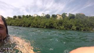 Floating the Rhône River in Geneva [upl. by Okwu932]