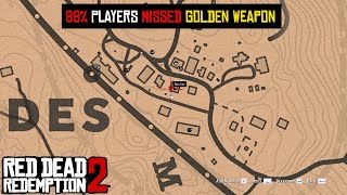 88 Players Missed This Golden Weapon at Rhodes  RDR2 [upl. by Yrocej119]