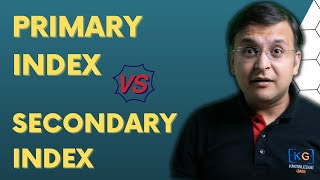 510 Primary Vs Secondary Index in DBMS HINDI [upl. by Anerat]