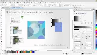 CorelDRAW® Graphics Suite X7  New vector and bitmap pattern fills [upl. by Lanza]