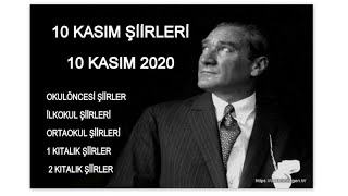 10 KASIM ŞİİRLERİ OKULÖNCESİ VE İLKOKUL ŞİİRLERİ 10Kasım2020 AtamızıSaygıylaAnıyoruz [upl. by Ritz]