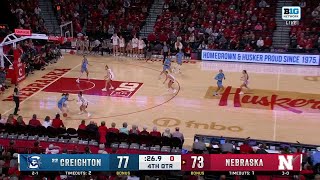 Nebraska Womens Basketball Highlights vs Creighton [upl. by Manon]