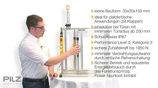 Sicherheitszuhaltung PSENmlock Mini von Pilz [upl. by Raynell500]