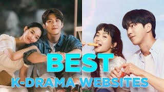 Best Legal KDrama Sites Watch Korean Drama For Free [upl. by Dranyam]