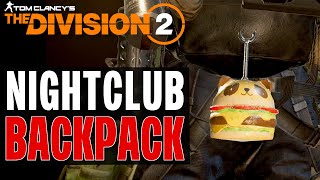 The Division 2 Nachtclub Backpack  Nightclub  Geheime Mission  Geheimauftrag Deutsch German [upl. by Yesnek]