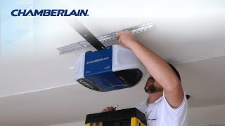 Chamberlain® WiFi Garage Door Opener Installation Highlights [upl. by Dnaltiac]