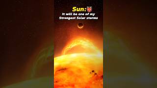 Strongest Solar storm in 2025 shorts space sun edits universe [upl. by Yrtnej]