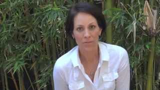 Actress Annabeth Gish gives a bone for CARE [upl. by Cannice]