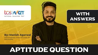 TCS NQT Aptitude Questions and Answers Numerical Ability Questions [upl. by Yrag]