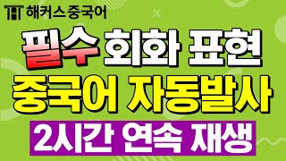 중국어 필수 회화 이것만 알면 중국어 자동발사 2탄ㅣ2시간 반복재생ㅣHSK TSC 중국어시험 [upl. by Squier]