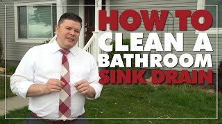 How to Clean a Bathroom Sink Drain [upl. by Hesky]