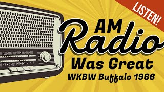 AM Radio Broadcast WKBW Buffalo January 23 1966 [upl. by Ashatan]