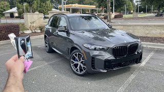 2024 BMW X5 xDrive50e Start Up Test Drive Walkaround POV and Review [upl. by Adnot371]