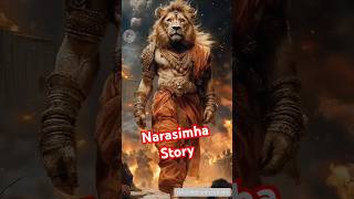 Narasimha Story PartI  Narsingh Avatar  Narasingha narayan bhakti shorts youtubeshorts [upl. by Ushijima]