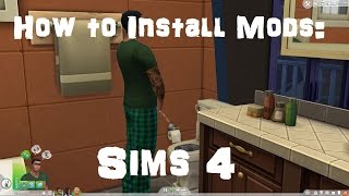 How to Install Mods in the Sims 4 Censor Mod Demo [upl. by Aicre]