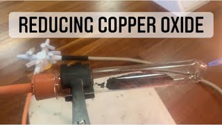 Reducing Copper Oxide [upl. by Gnivre]