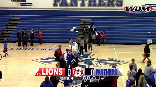 Baxter Springs Lions  St Marys Colgan Basketball 1424 [upl. by Conal]