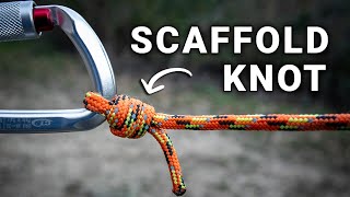 A Secure Permanent Hitch  The Scaffold Knot [upl. by Aehsa]