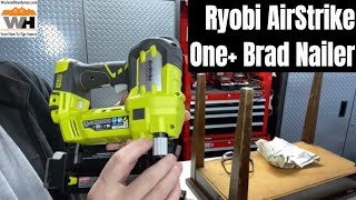 How To Set Up Your Ryobi P320 AirStrike Battery Powered Brad Nailer For Your DIY Work Working Use [upl. by Lance158]