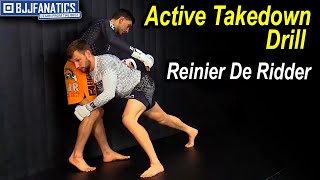 Active Takedown Drill by Reinier De Ridder [upl. by Nesiaj339]