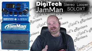 not bad DIGITECH JamMan SOLO XT Stereo Looper Phrase Sampler Guitar Pedal Review Reids Reviews [upl. by Enrika]