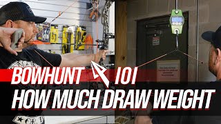 How Much Draw Weight Do You Need For Bowhunting [upl. by Pinckney520]