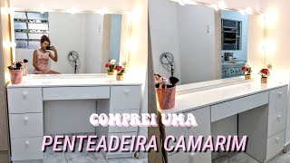 COMPREI UMA PENTEADEIRA CAMARIM  Tour pela minha penteadeira [upl. by Ettigdirb708]