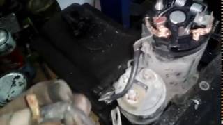 OPEL ASTRA G 12 HOW TO REPAIR STARTER MOTOR [upl. by Ayotyal662]