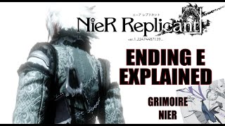 NieR Replicant Ending E Analysis Explained and Compared [upl. by Ileane]