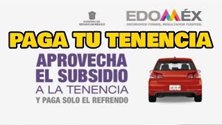 PAGO DE TENENCIA DE MOTO O CARRO ESTADO DE MÉXICO 2022  TRÁMITES  FÁCIL Y RÁPIDO  MASSIOSARE [upl. by Gehman]