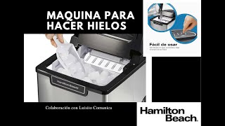 Hamilton Beach Máquina Portátil Para Hacer Hielos Review [upl. by Grail796]