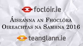 Foclóirie ag Oireachtas na Samhna 2016 [upl. by Haseena]