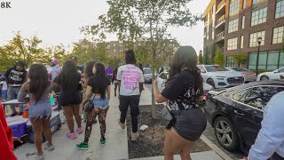 Atlanta Georgia Nightlife  Georgia State University  Walking Tour 4k [upl. by Squire]