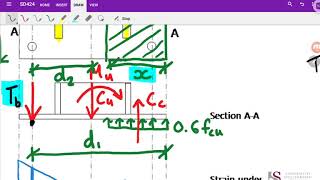 Steel Design  Base Plates  Fixed base plate design calculations  SD424 [upl. by Nodyarg390]