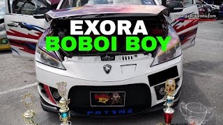 Proton Exora Modified with Custom Bodykit and Boboi Boy Decals  Galeri Kereta [upl. by Aneram]