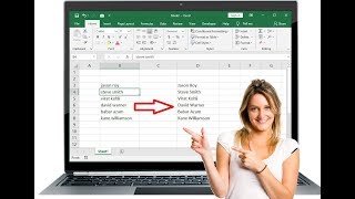 Easy Way to Make First Letter Capital in MS Excel Excel 20032019 [upl. by Calabrese172]